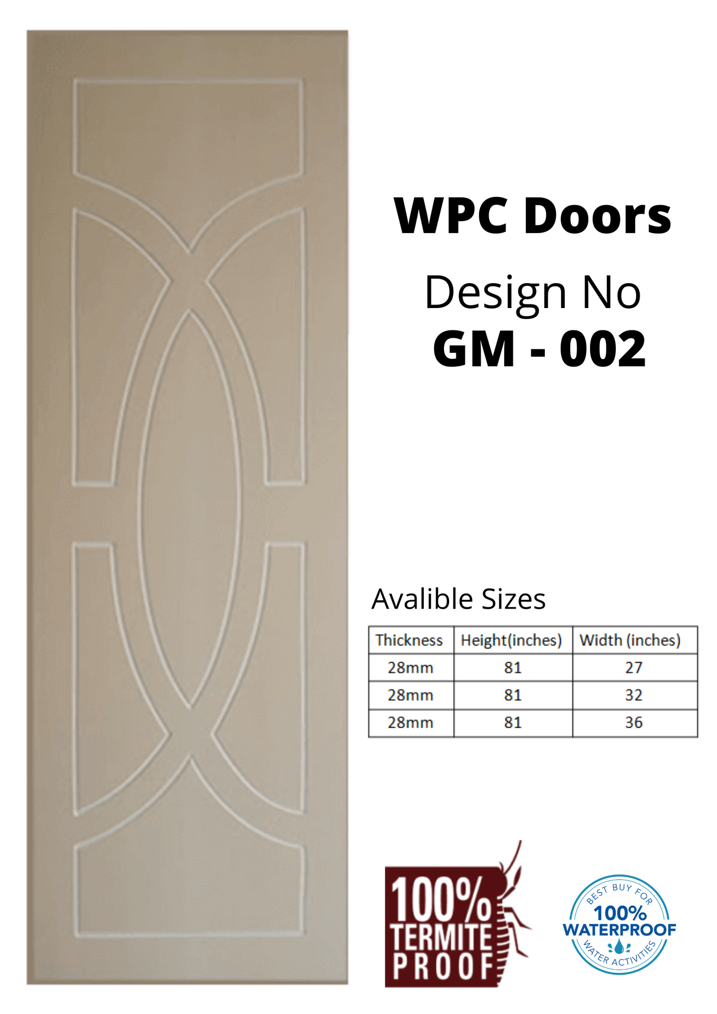WPC DOORS HEAVY (2D ROUTING)