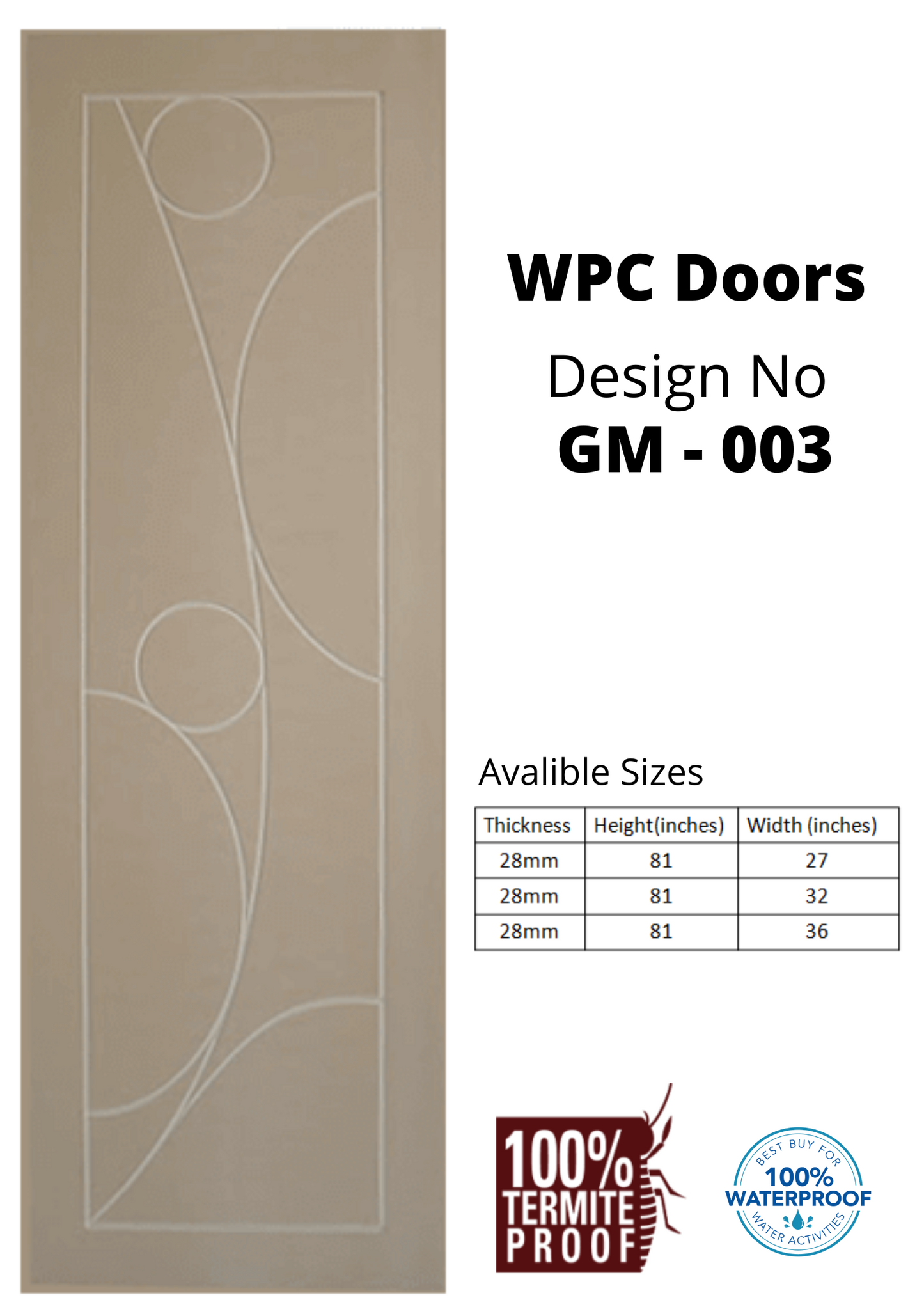 WPC DOORS HEAVY (2D ROUTING)