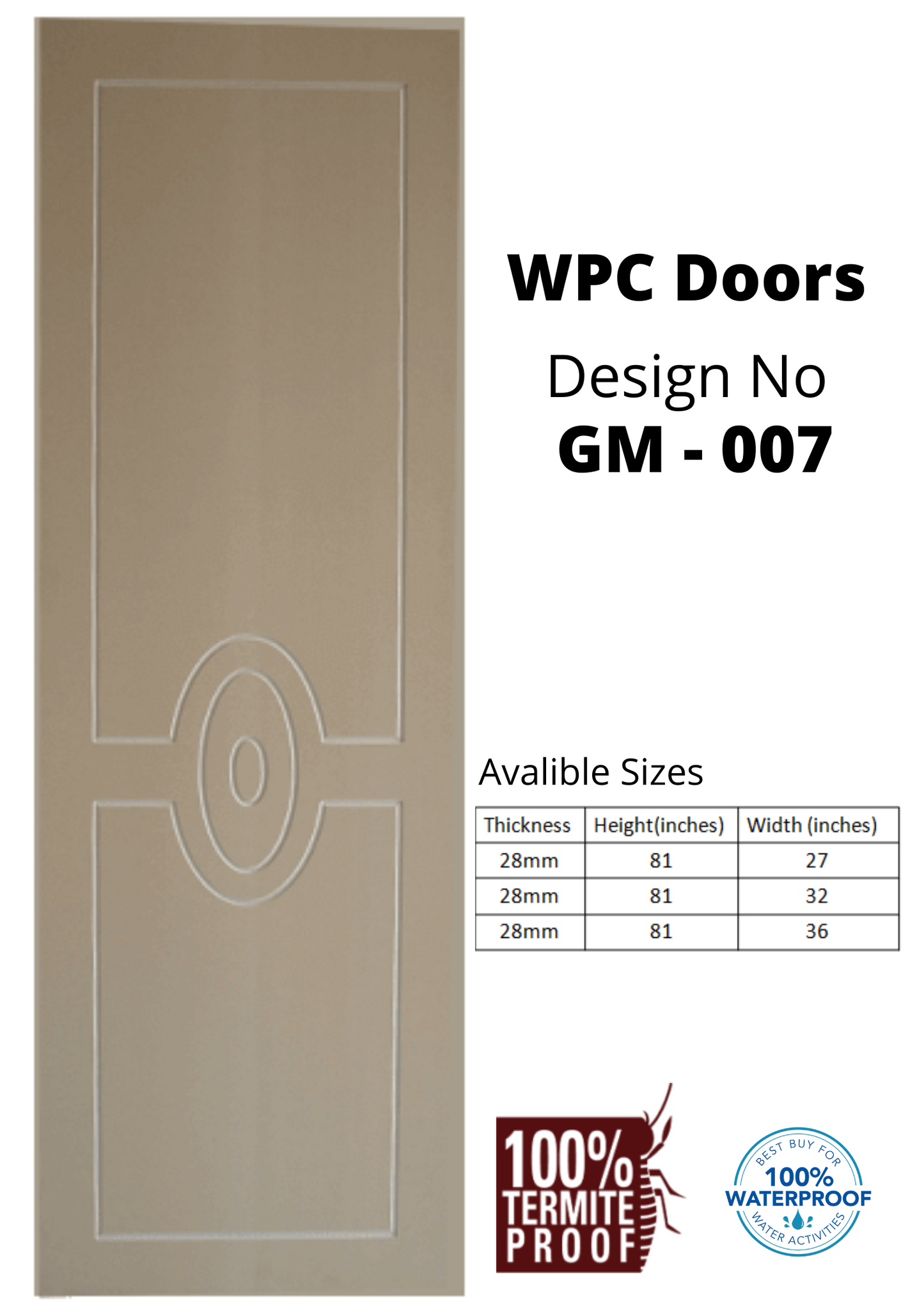 WPC DOORS HEAVY (2D ROUTING)