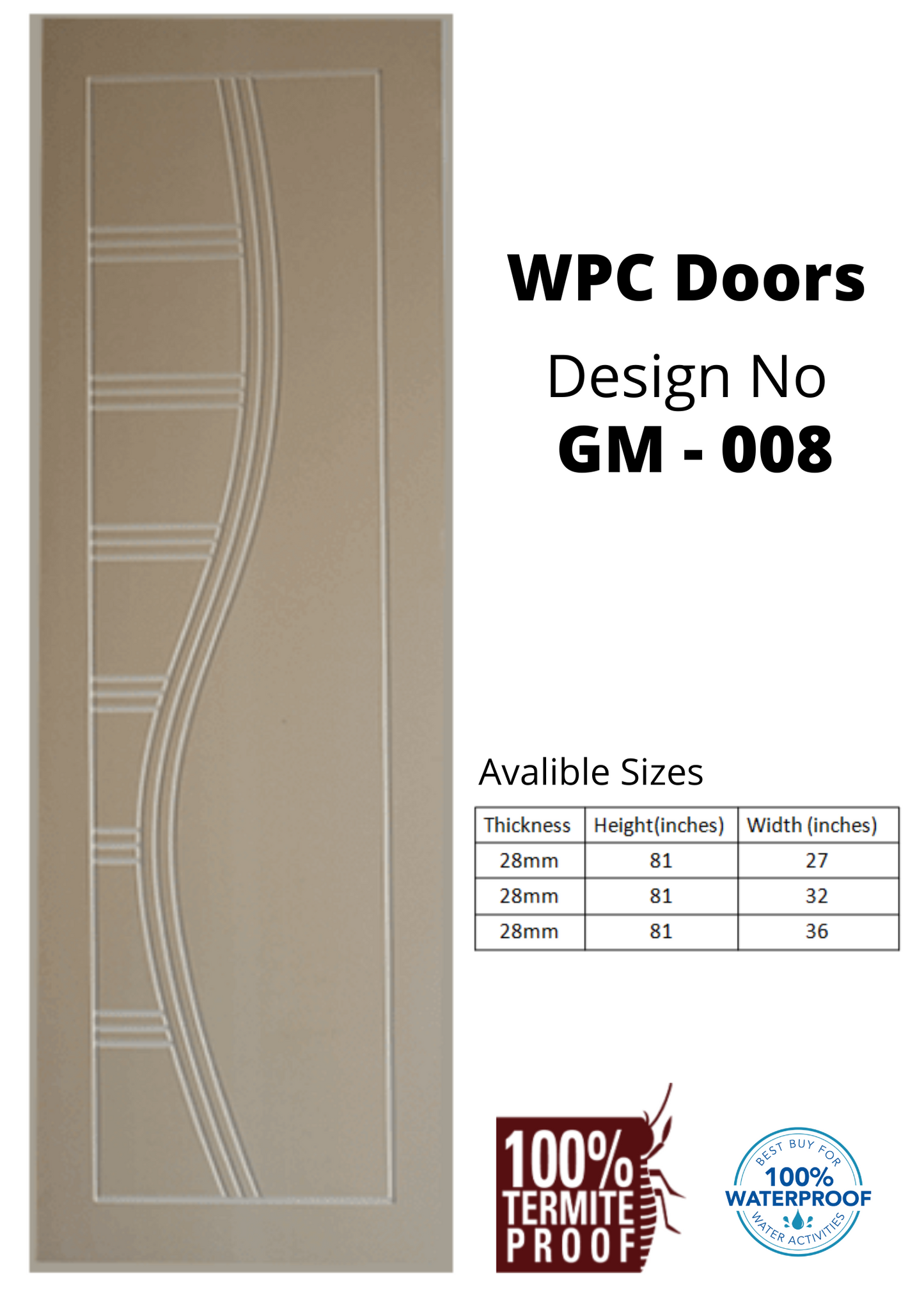 WPC DOORS HEAVY (2D ROUTING)