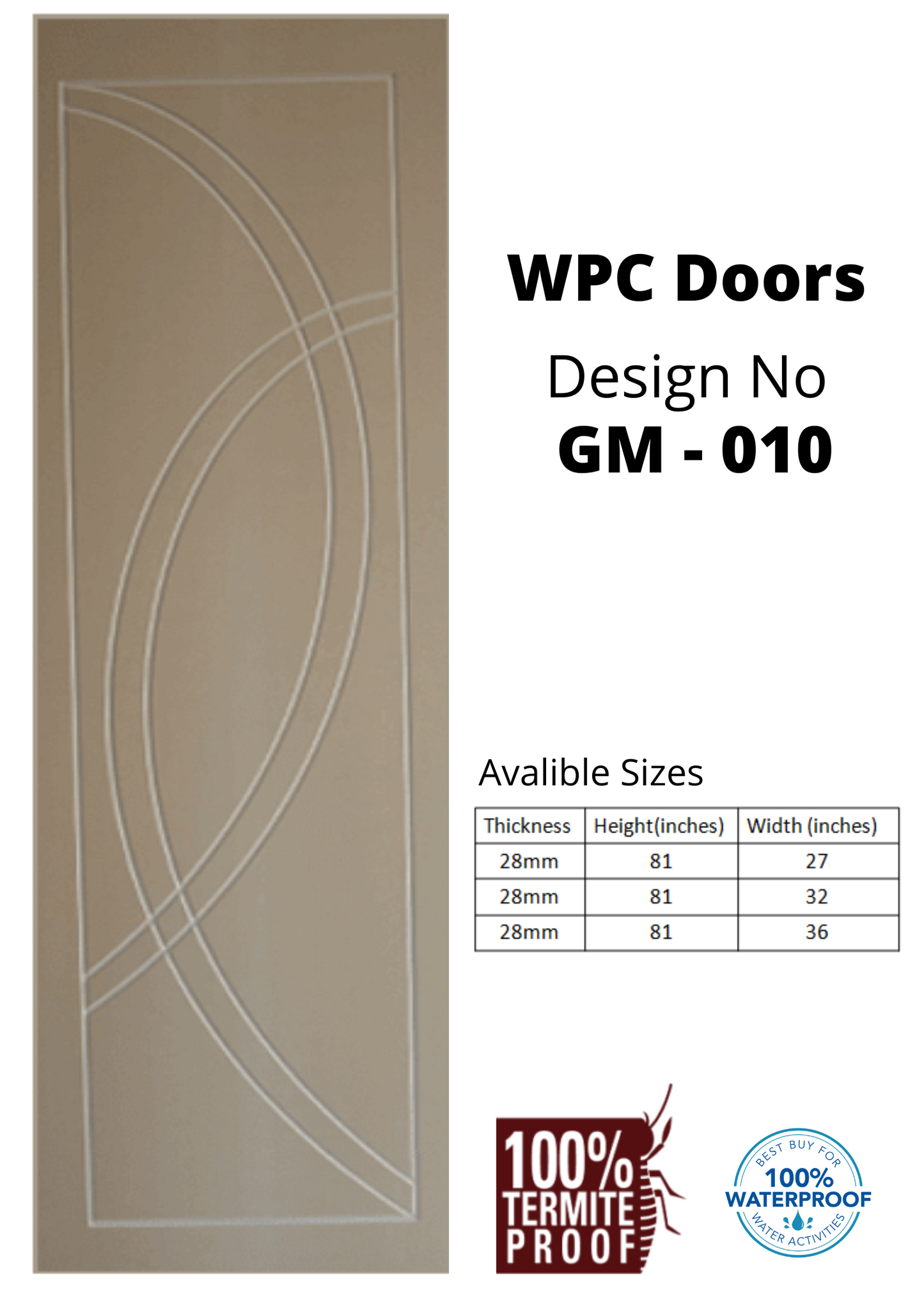 WPC DOORS HEAVY (2D ROUTING)