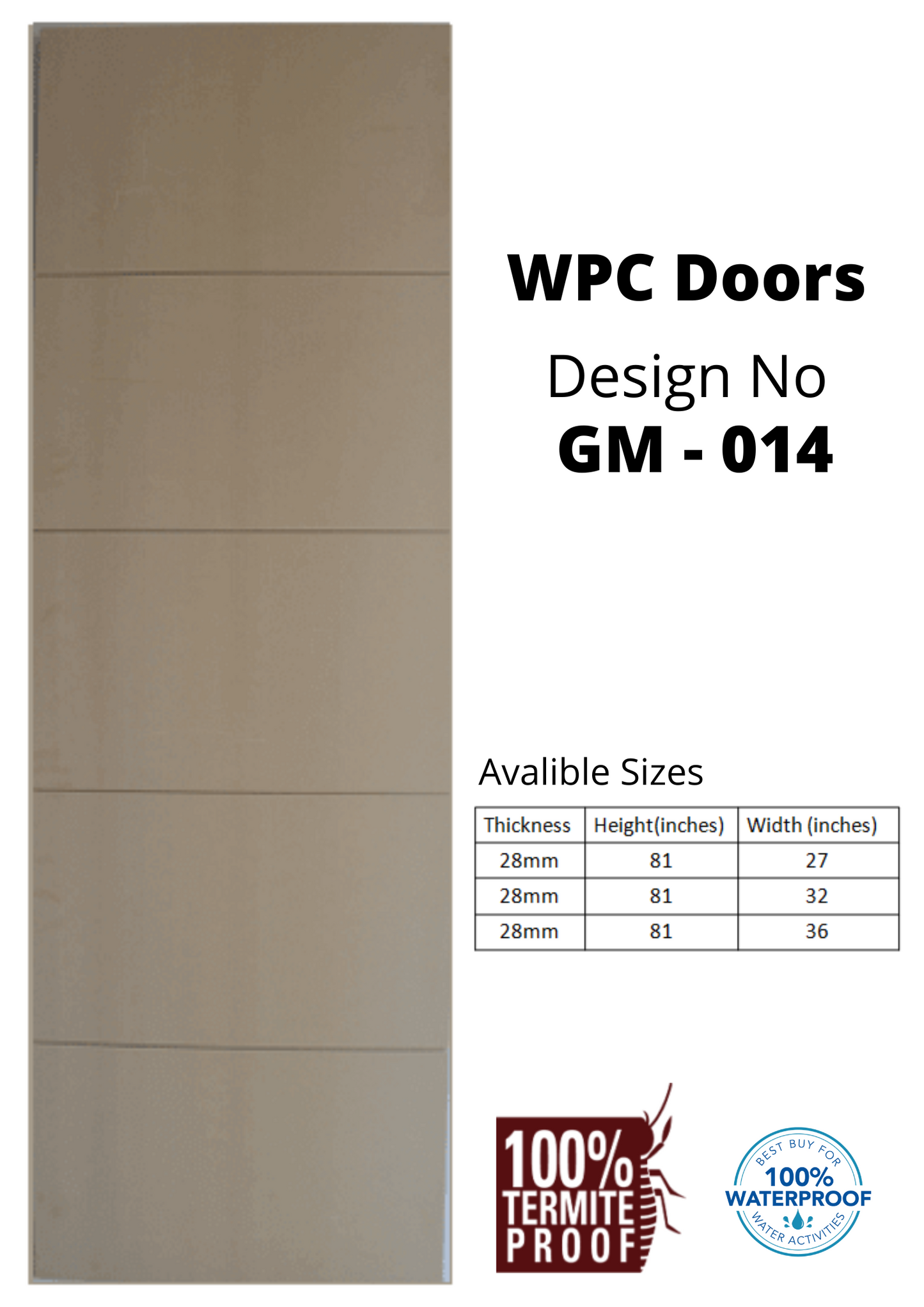 WPC DOORS HEAVY (2D ROUTING)