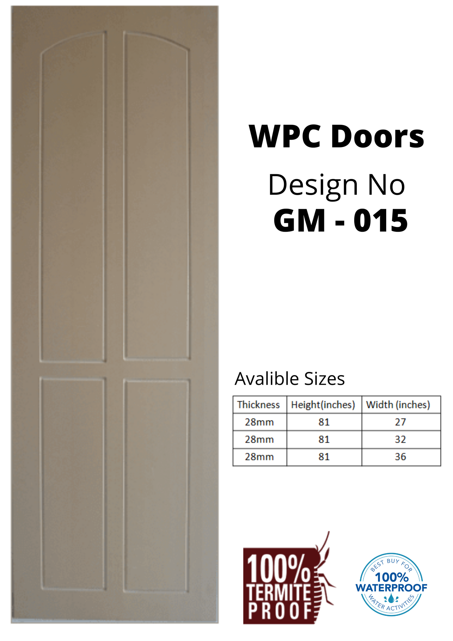 WPC DOORS HEAVY (2D ROUTING)