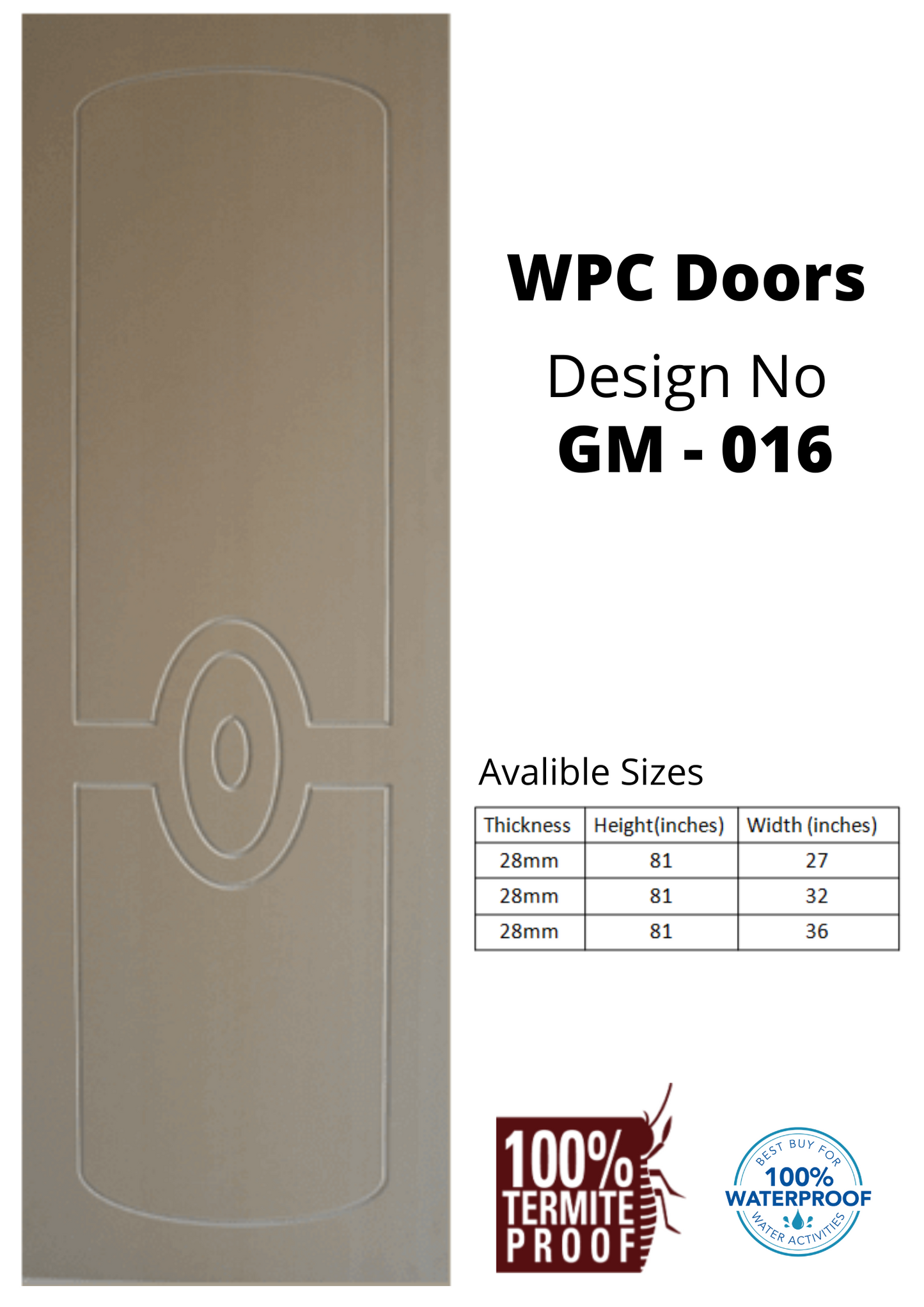 WPC DOORS HEAVY (2D ROUTING)