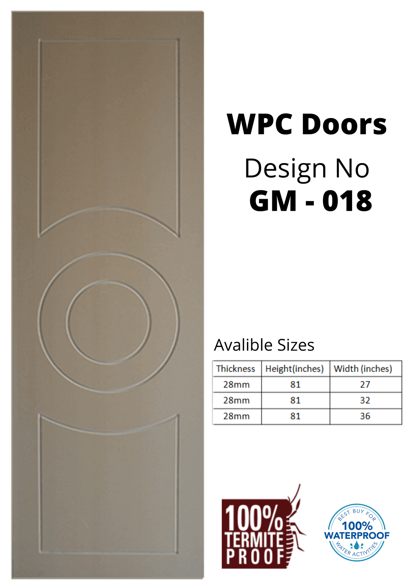 WPC DOORS HEAVY (2D ROUTING)