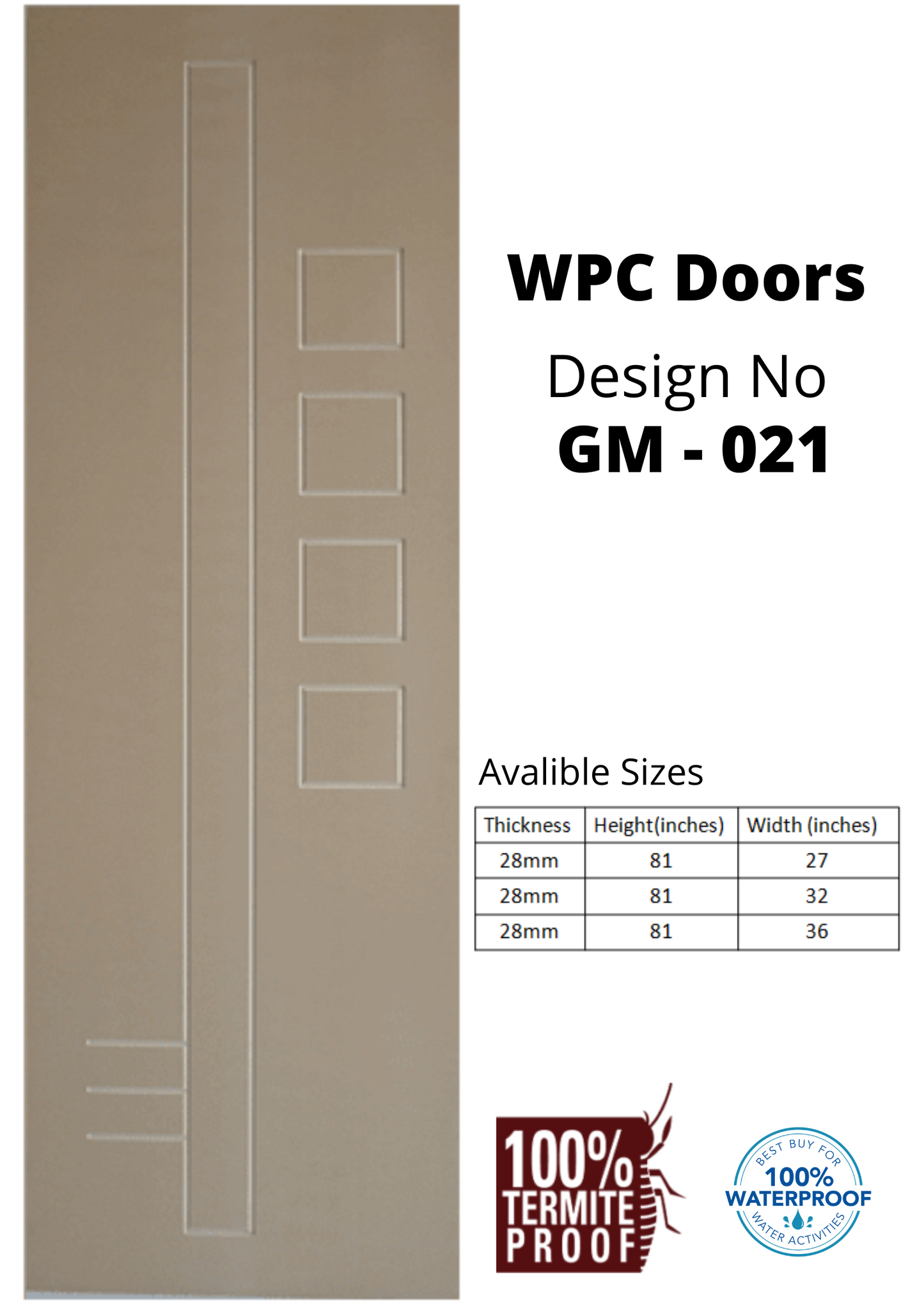 WPC DOORS HEAVY (2D ROUTING)