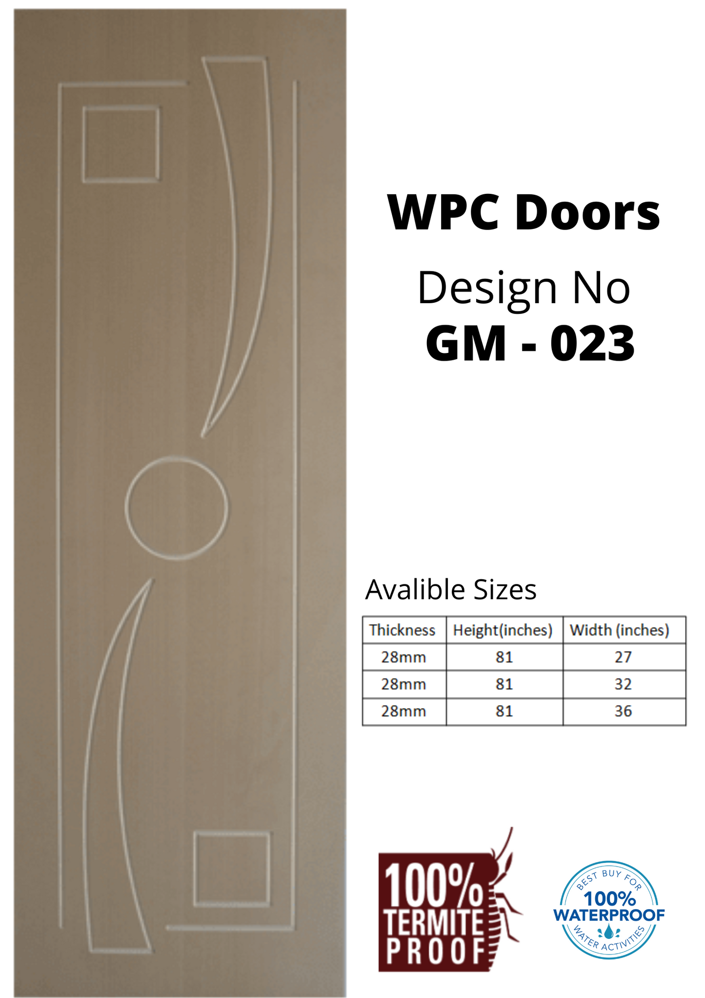 WPC DOORS HEAVY (2D ROUTING)