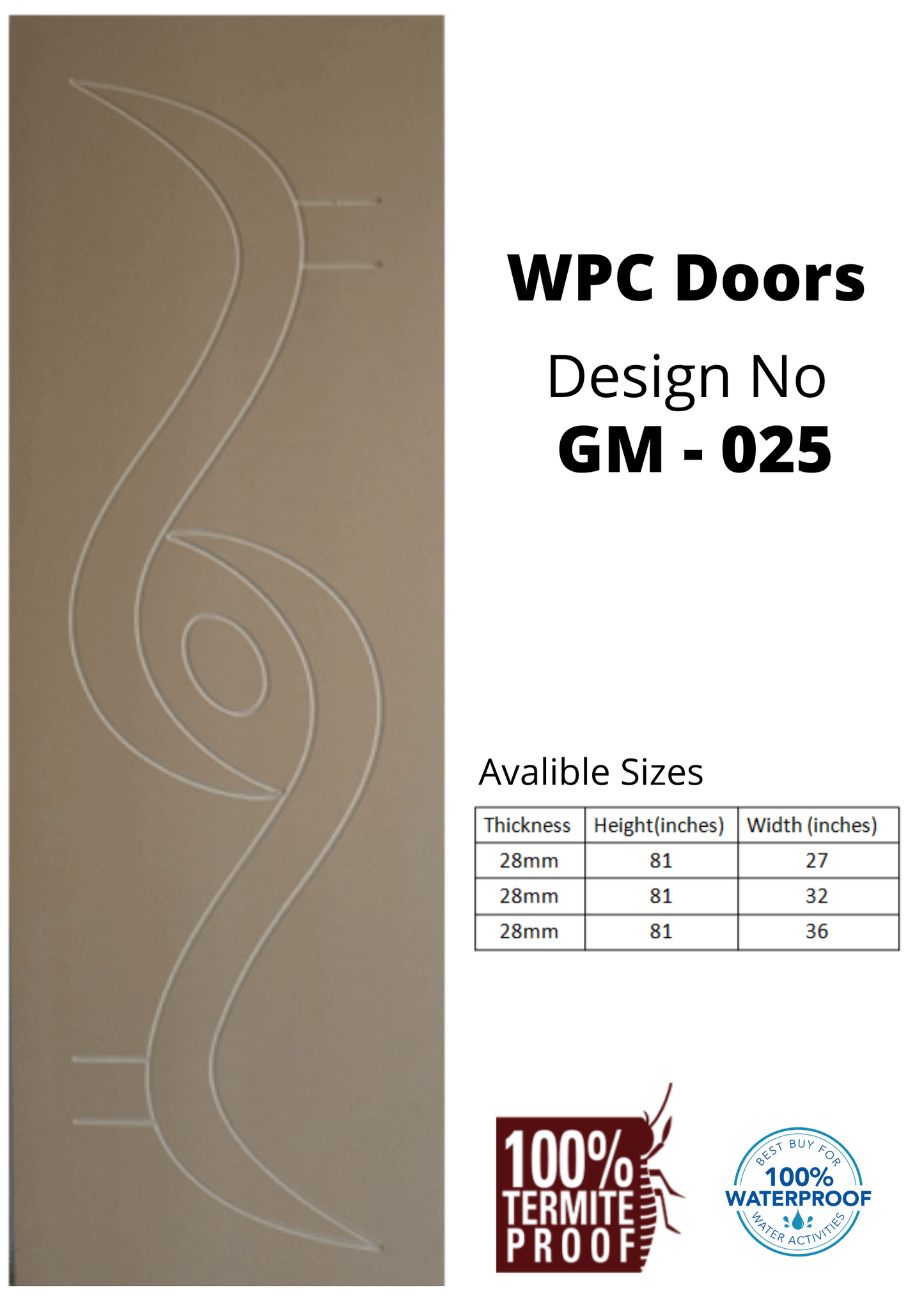 WPC DOORS HEAVY (2D ROUTING)