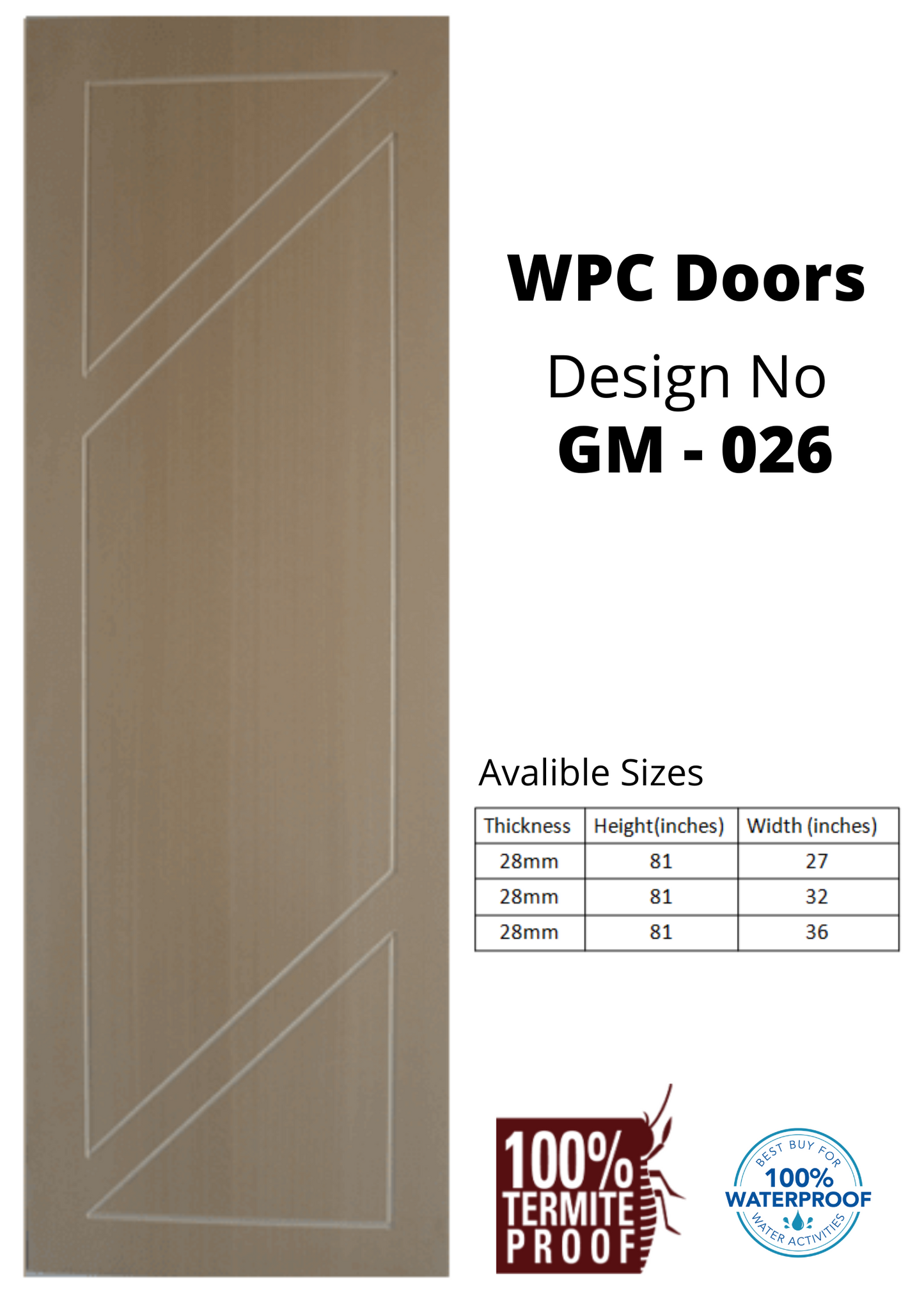 WPC DOORS HEAVY (2D ROUTING)
