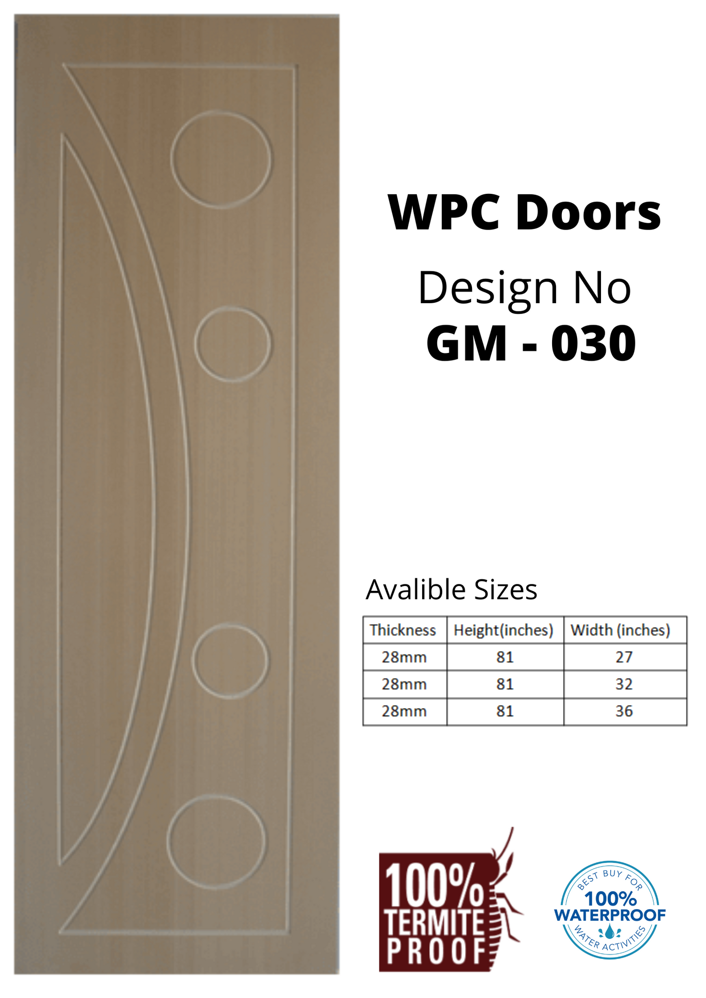 WPC DOORS HEAVY (2D ROUTING)