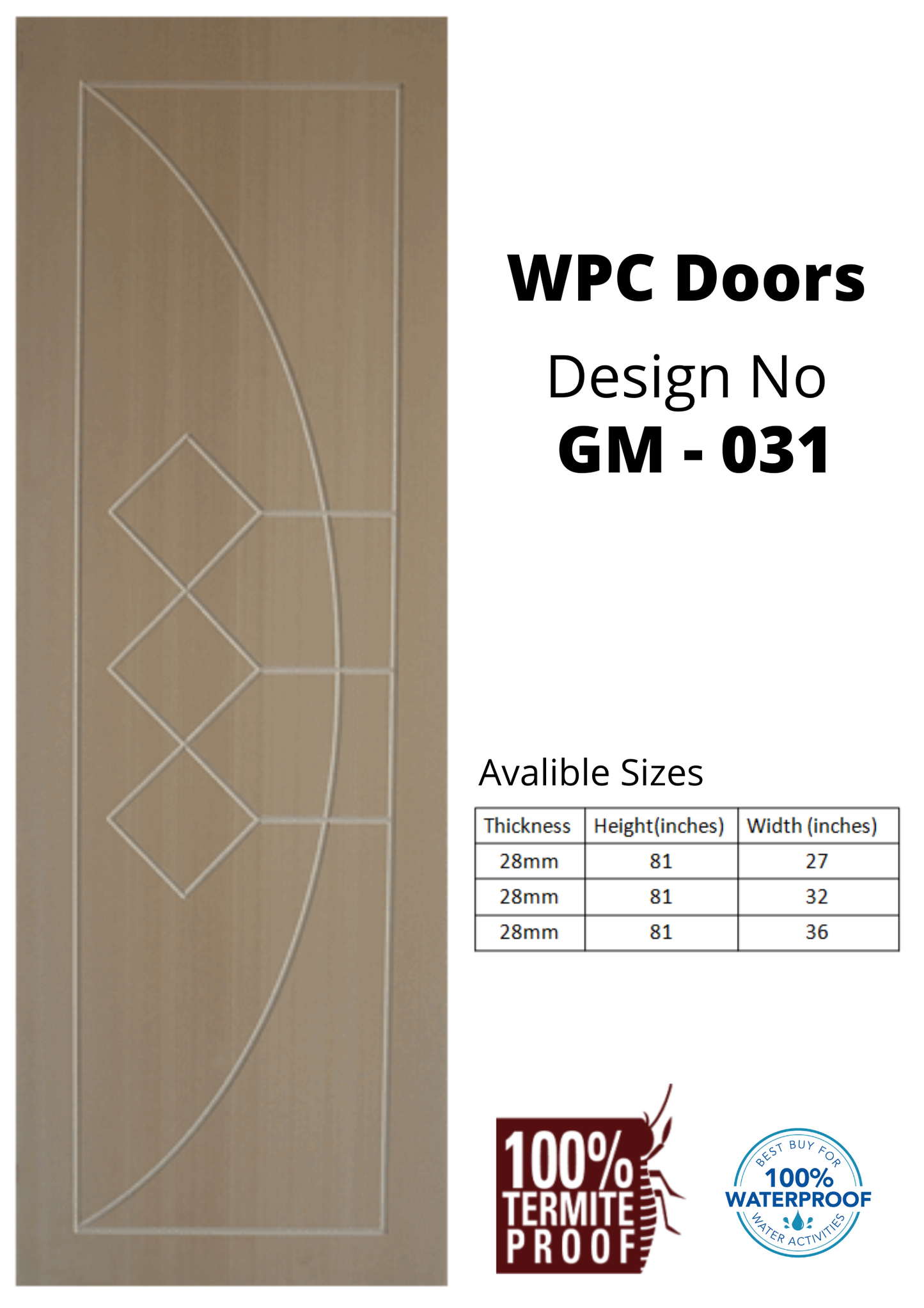 WPC DOORS HEAVY (2D ROUTING)