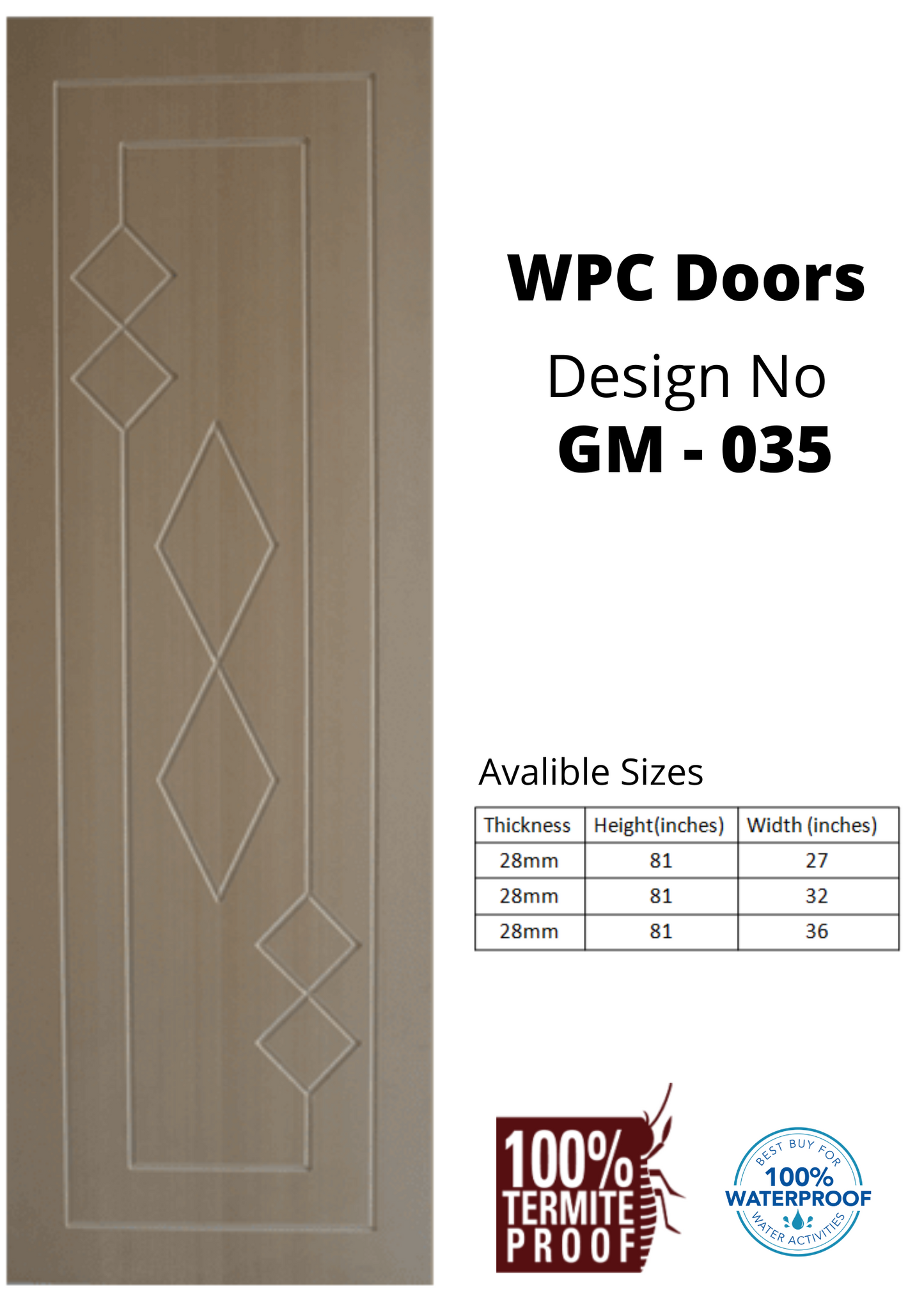 WPC DOORS HEAVY (2D ROUTING)