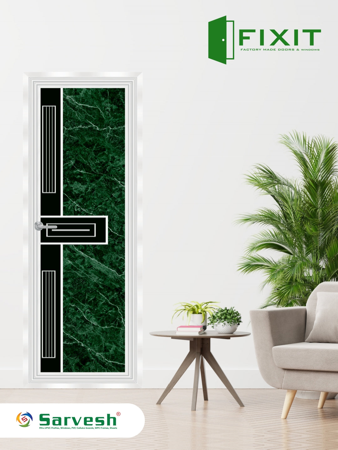 FACTORY MADE PVC DOOR (Bathroom Door)