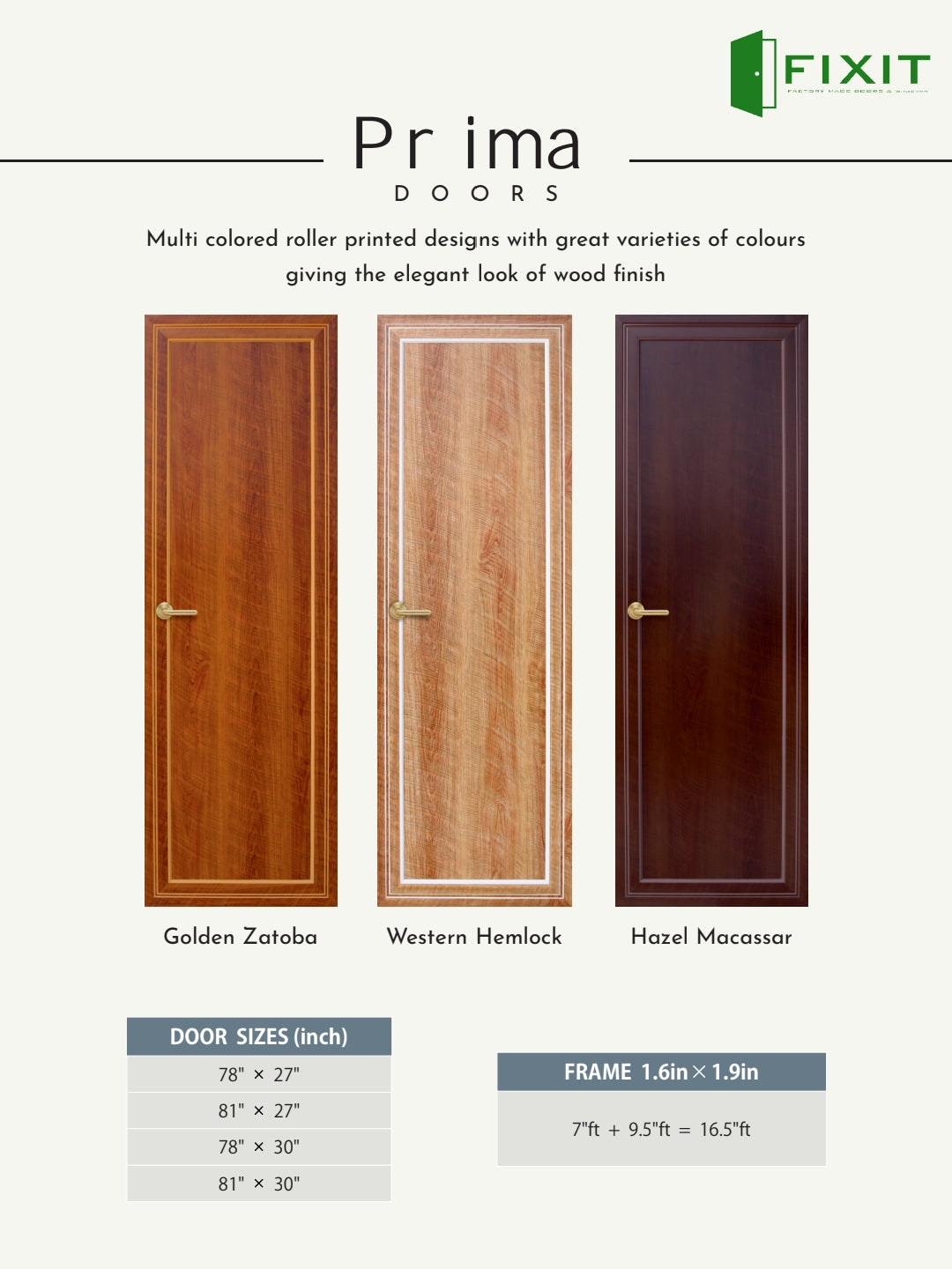 FACTORY MADE PVC DOOR (Bathroom Door)