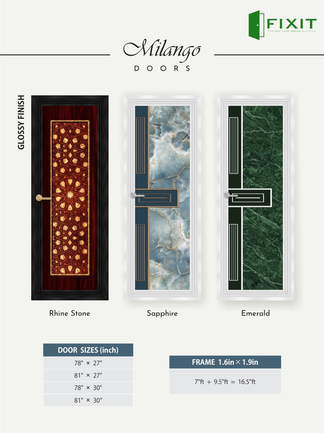FACTORY MADE PVC DOOR (Bathroom Door)